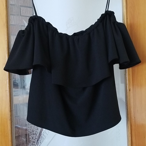 NWOT - RACHEL by Rachel Roy Cropped Strapless Top - Picture 2 of 3